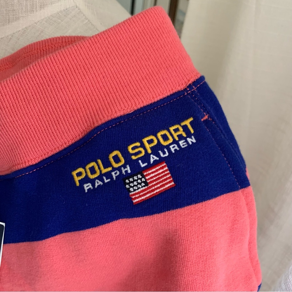 Ralph Lauren Stripe Shorts Sweatpants - Picture 3 of 10